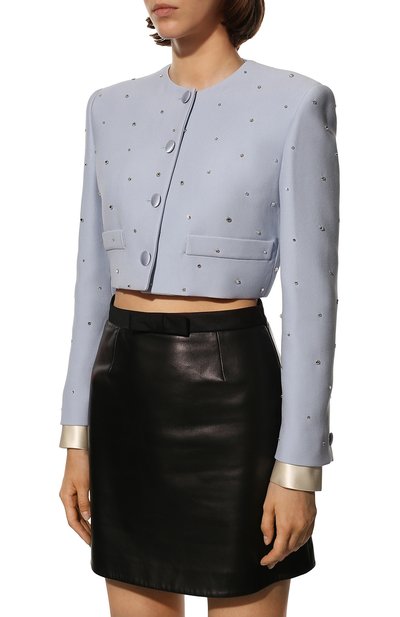 Жакет из вискозы MIU MIU, арт. MH1648-1YEG-F0M10, фото 3