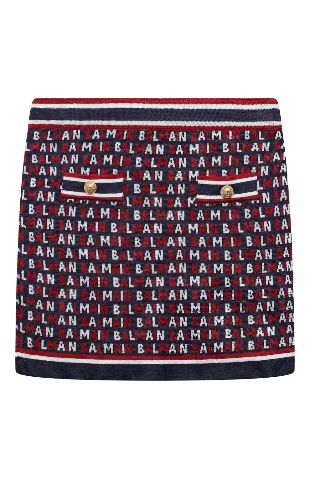 Юбка из хлопка и вискозы BALMAIN, арт. BU7A41, фото 1