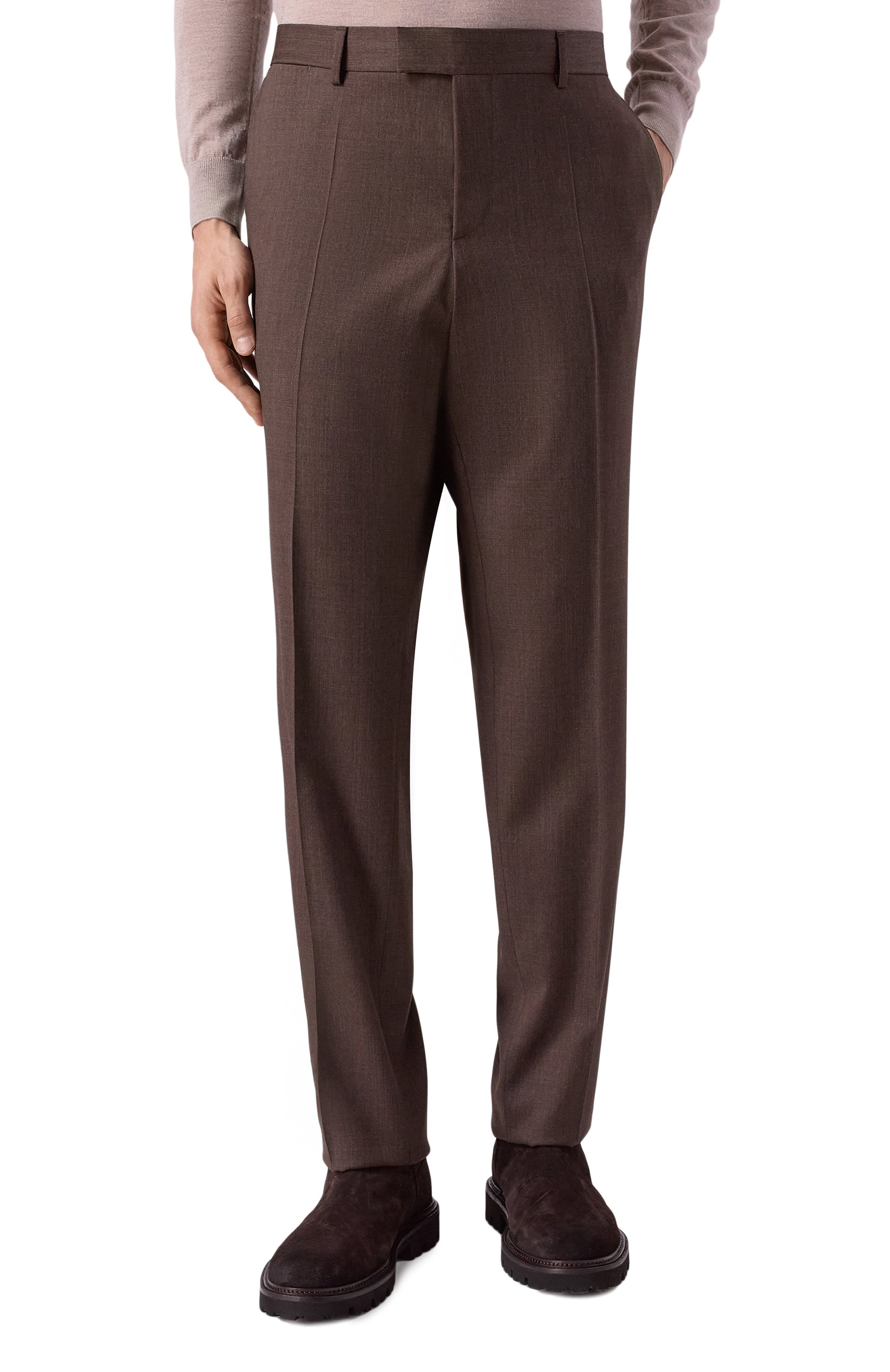 Шерстяные брюки BOSS, арт. 50551965, фото 3