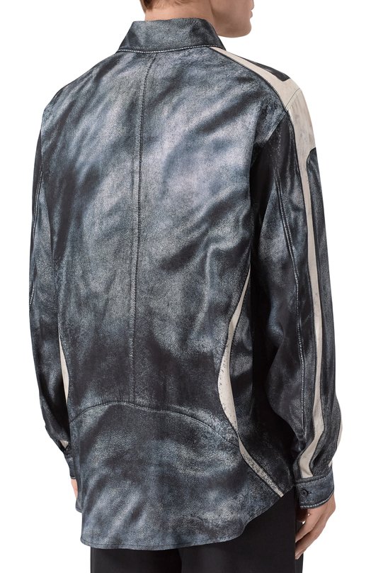 Рубашка из вискозы Diesel A21016/0BMCZ Серый  A21016/0BMCZ Фото 4