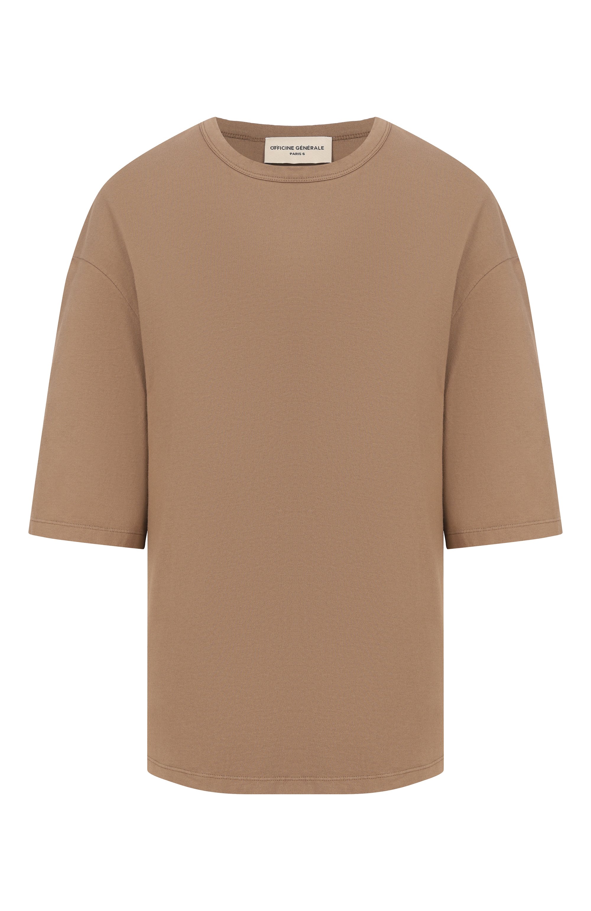 Хлопковая футболка OFFICINE GENERALE, арт. S26WTEE202, фото 1