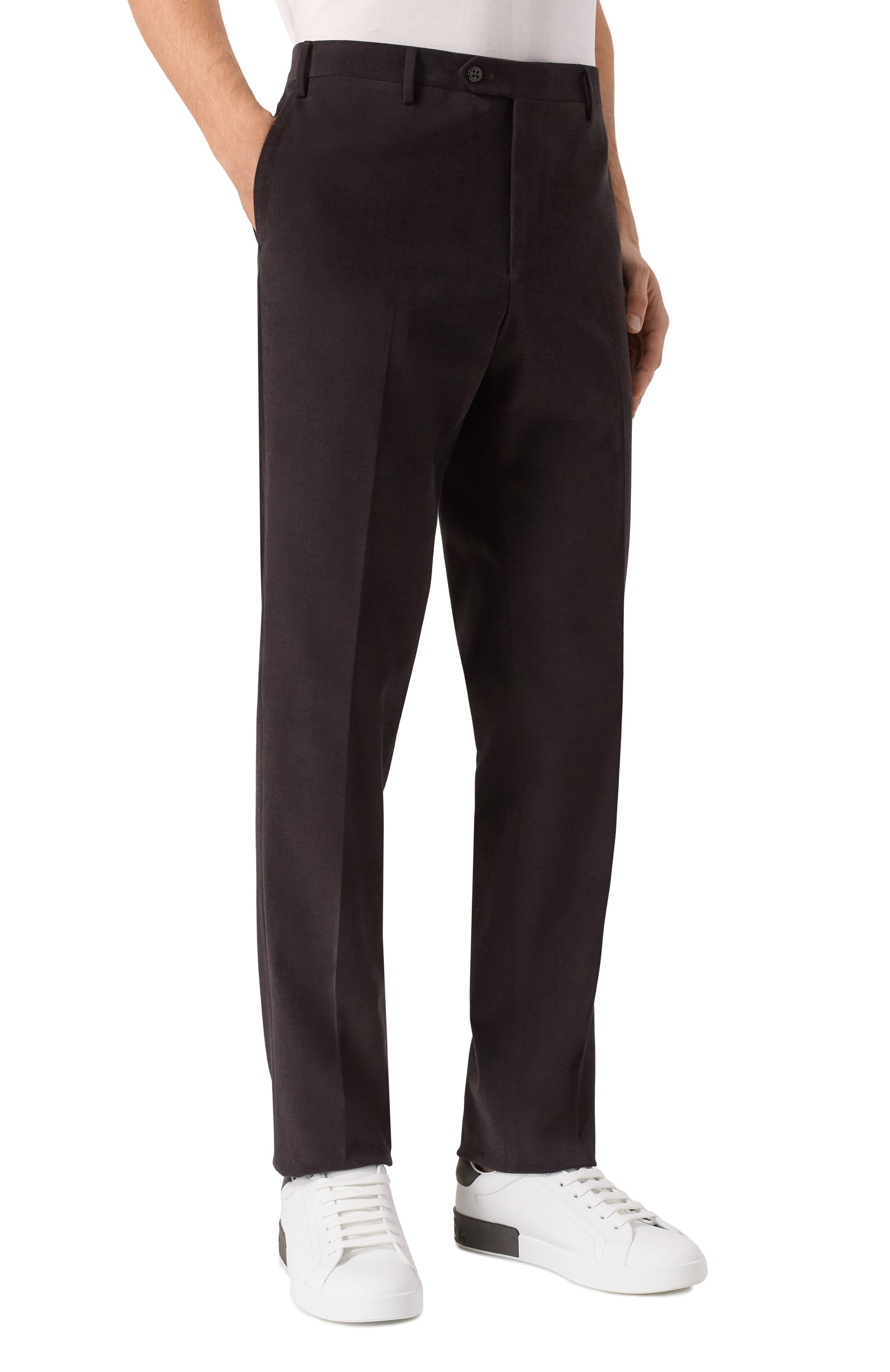 Хлопковые брюки CORNELIANI черного цвета по цене 45250 руб., арт. 264B01-2618503, фото 3 Хлопковые брюки CORNELIANI, арт. 264B01-2618503, фото 3