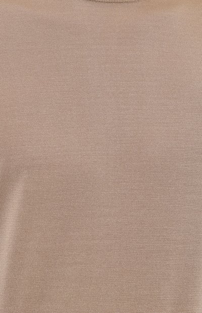 Шелковый джемпер STEFANO RICCI бежевого цвета по цене 93650 руб., арт. K616215G10/F23101, фото 5 Шелковый джемпер STEFANO RICCI, арт. K616215G10/F23101, фото 5