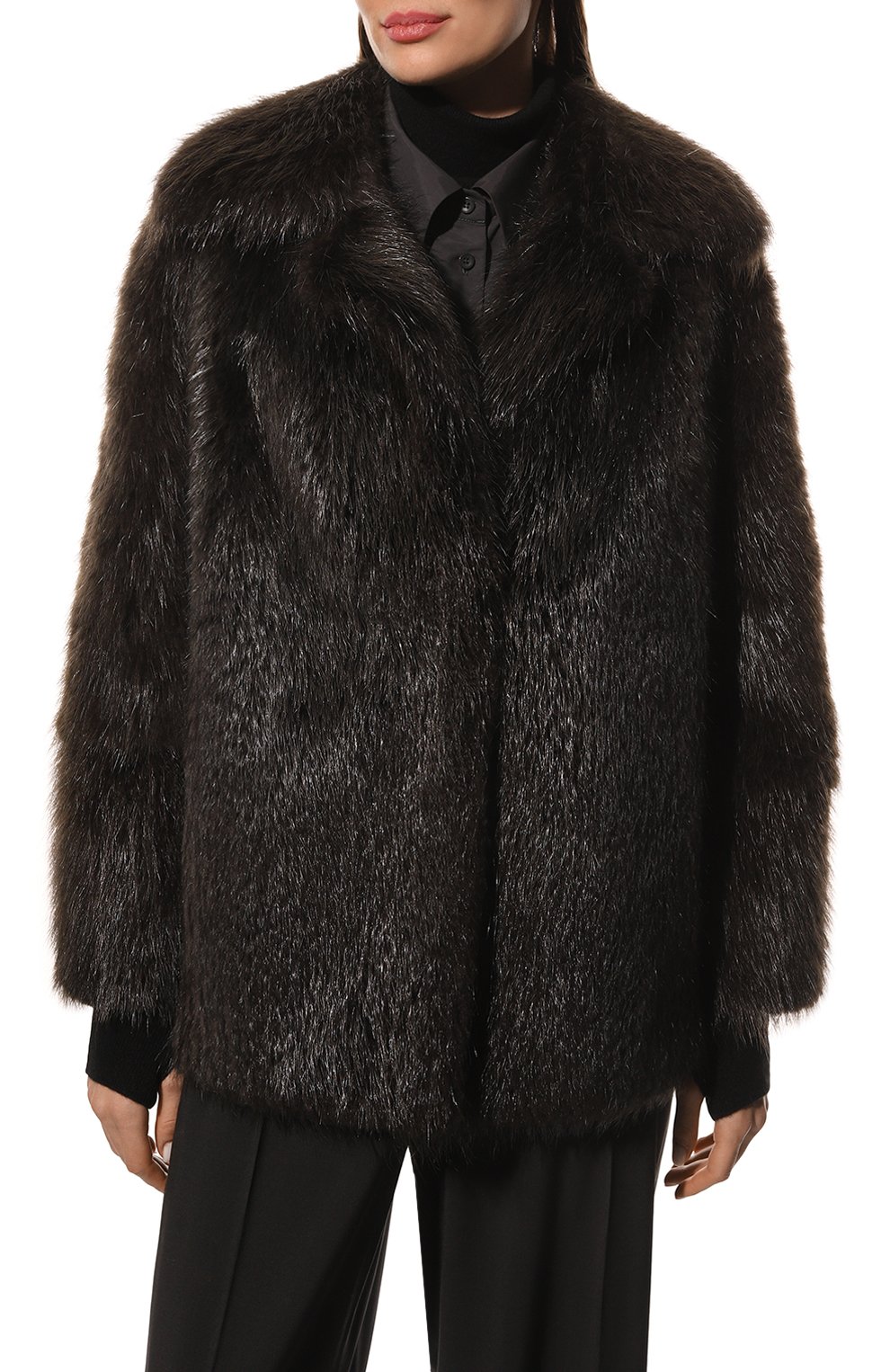 Шуба из меха бобра COLOR TEMPERATURE, арт. Боб-6/504, фото 3