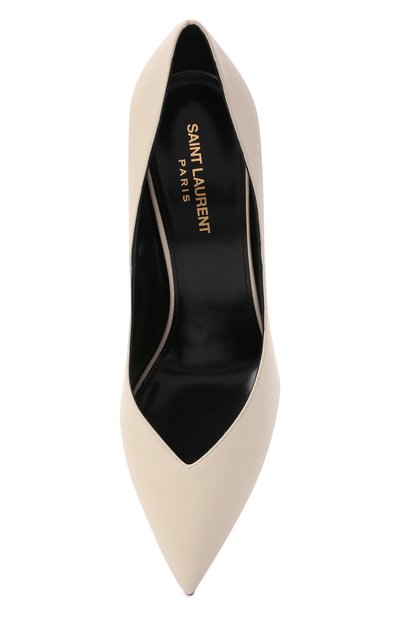 Кожаные туфли paris SAINT LAURENT, арт. 632612/1ZJ00, фото 5