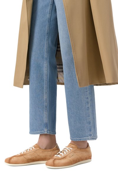 Женские замшевые кеды SANTONI, арт. WBYG61449TIRTTNY