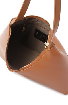 Женская сумка furla diamante small FURLA светло-коричневого цвета, арт. WB00782/AX0733 | Фото 5 (Материал сплава: Проставлено; Драгоценные камни: Проставлено; Материал: Натуральная кожа; Размер: small)
