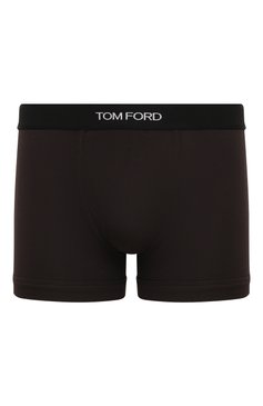 Мужские хлопковые боксеры TOM FORD темно-коричневого цвета, арт. T4LC3/104 | Фото 1 (Нос: Не проставлено; Материал внешний: Хлопок; Материал сплава: Проставлено; Кросс-КТ: бельё; Мужское Кросс-КТ: Трусы)