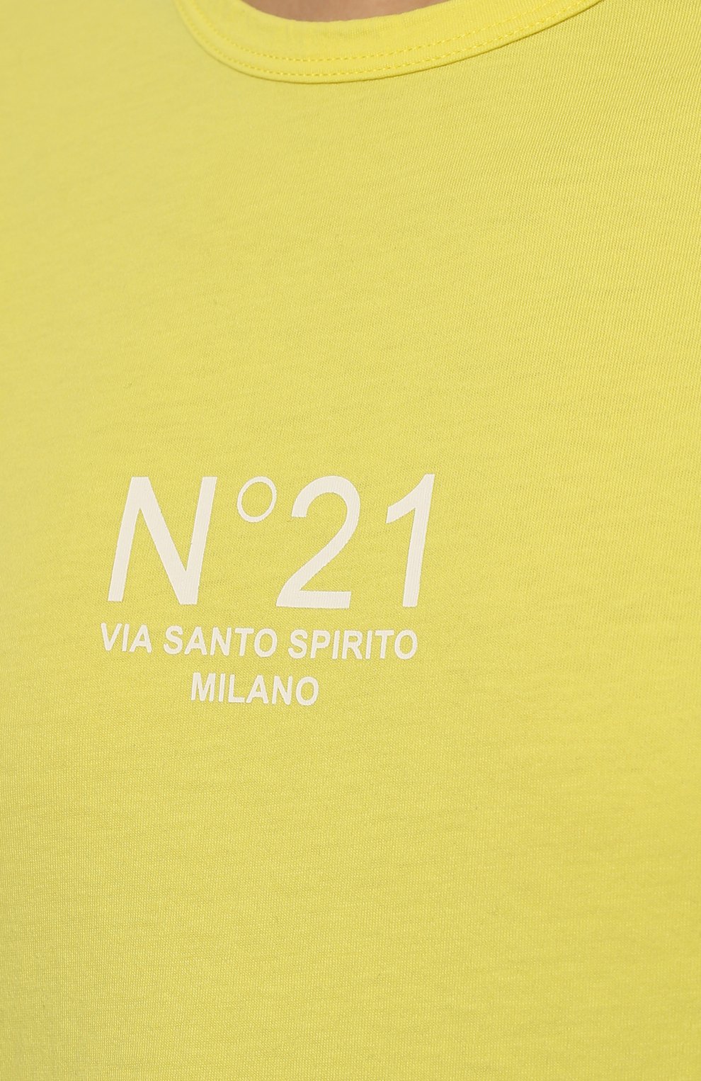 Хлопковая футболка N21, арт. 22E N2M0/F051/6322, фото 5