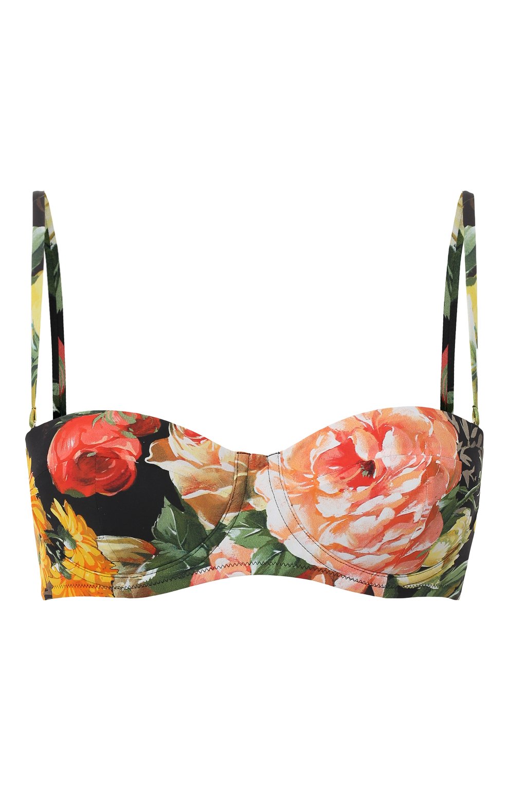 Бра-балконет DOLCE & GABBANA черного цвета по цене 35350 руб., арт. 01A16J/FSGP0, фото 1 Бра-балконет DOLCE & GABBANA, арт. 01A16J/FSGP0, фото 1