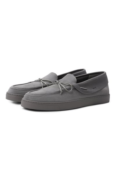 Мужские замшевые лоферы GIORGIO ARMANI, арт. GM004384/AF29869