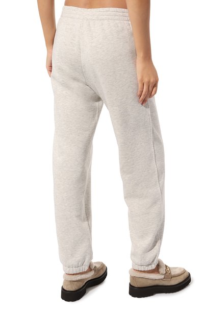 Хлопковые джоггеры PIETRO BRUNELLI светло-серого цвета по цене 13750 руб., арт. PN2107/C00084, фото 4 Хлопковые джоггеры PIETRO BRUNELLI, арт. PN2107/C00084, фото 4