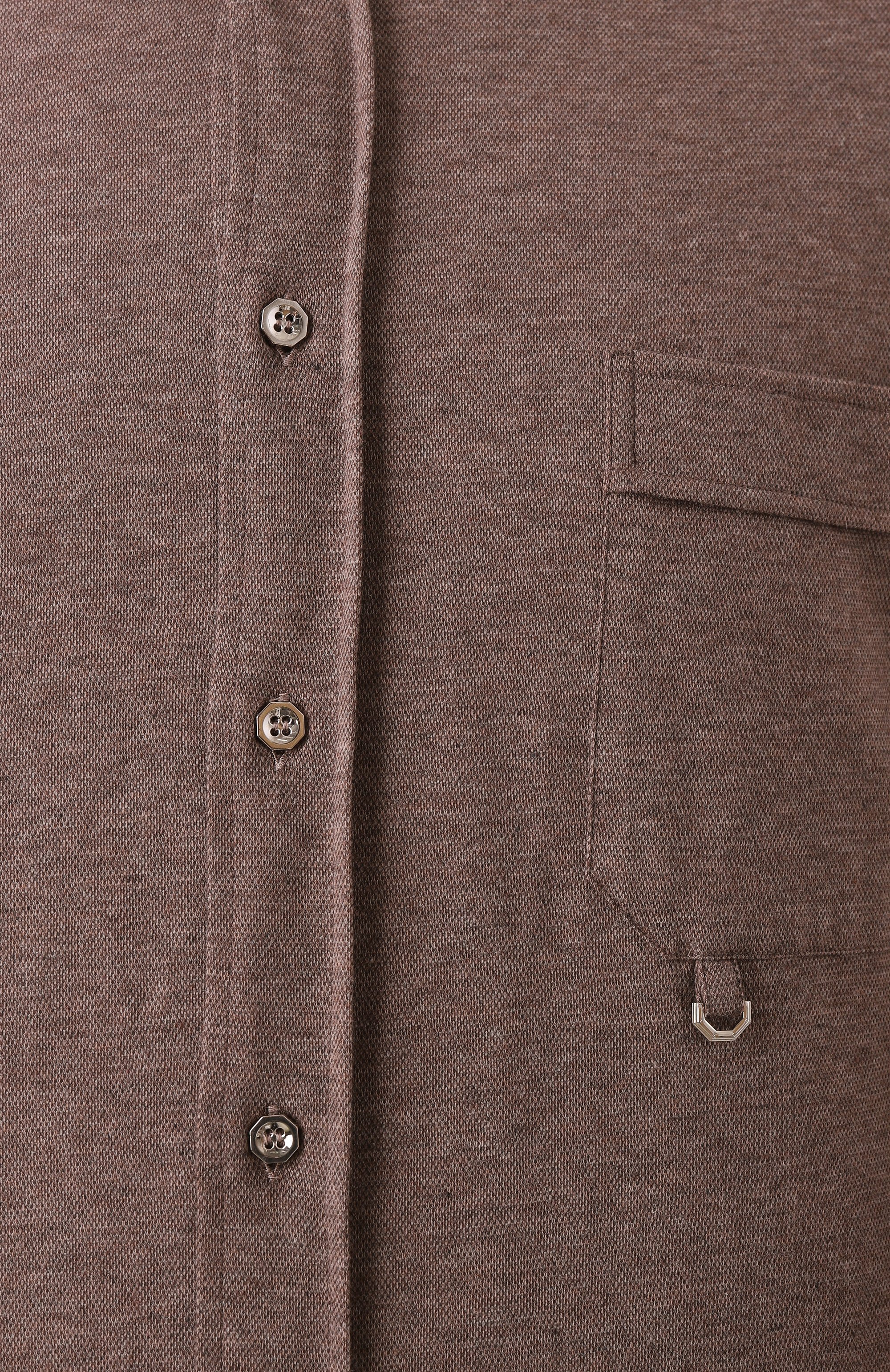 Рубашка из хлопка и кашемира STEFANO RICCI, арт. CJ007510/TE2603, фото 6