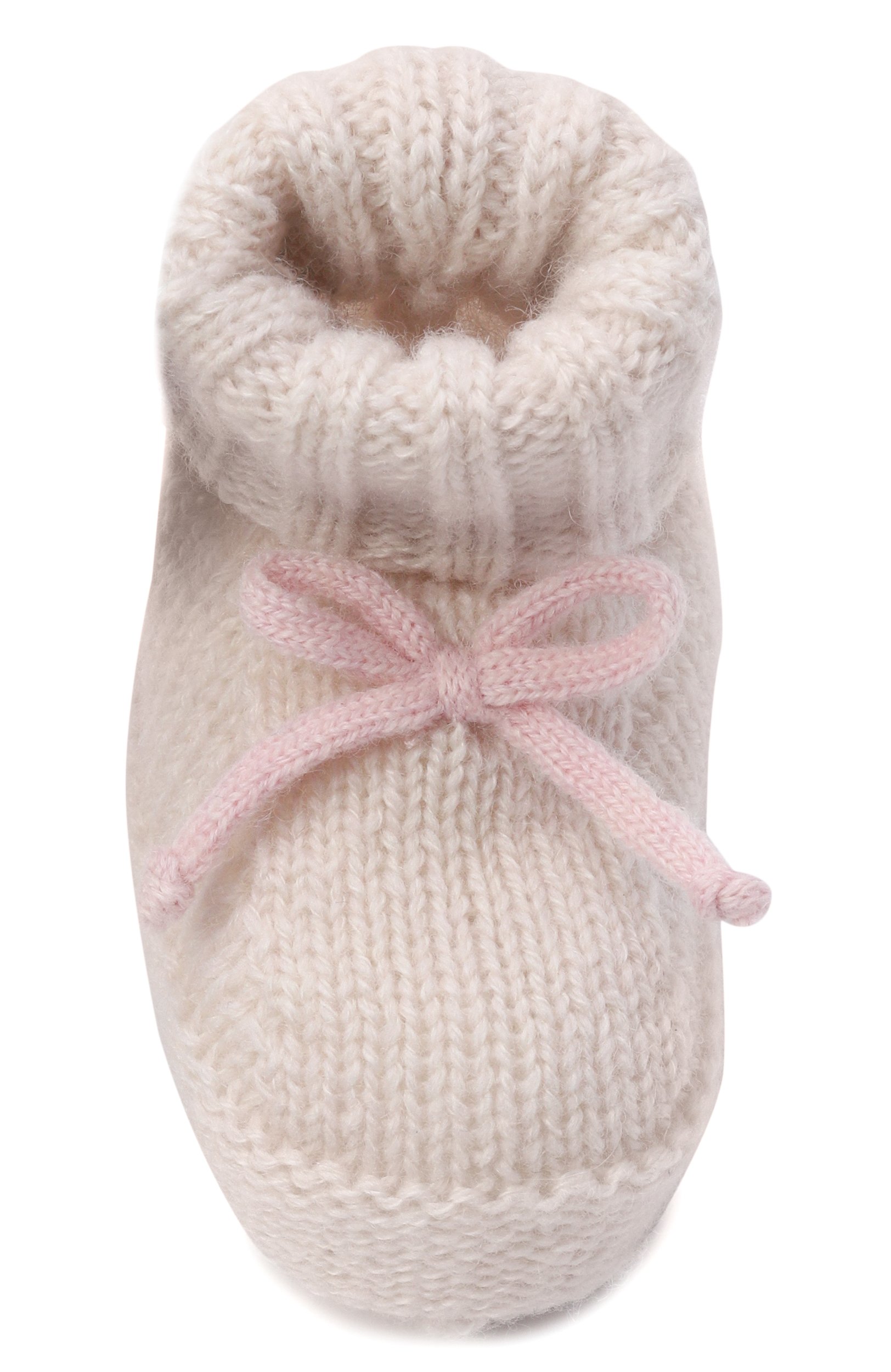 Пинетки из шерсти и кашемира BABY T, арт. 26AI153SA, фото 4