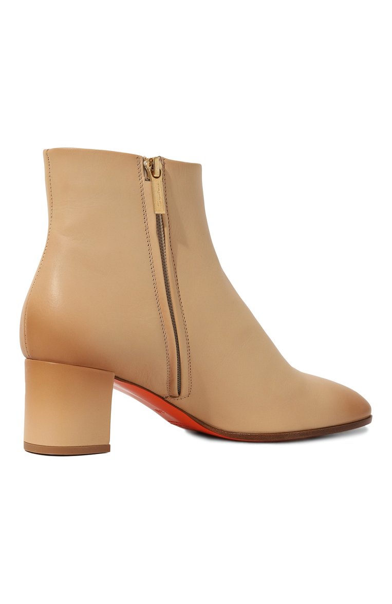 Кожаные ботильоны SANTONI, арт. WTCB58898HI2BLGAC20/0UTLET SS23, фото 1