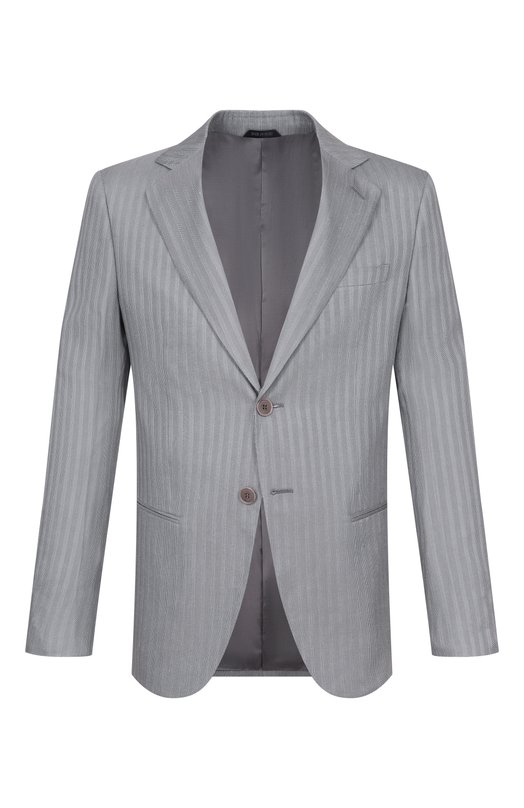 Пиджак из вискозы и льна Giorgio Armani GM000317/TE14464 Серый GM000317/TE14464