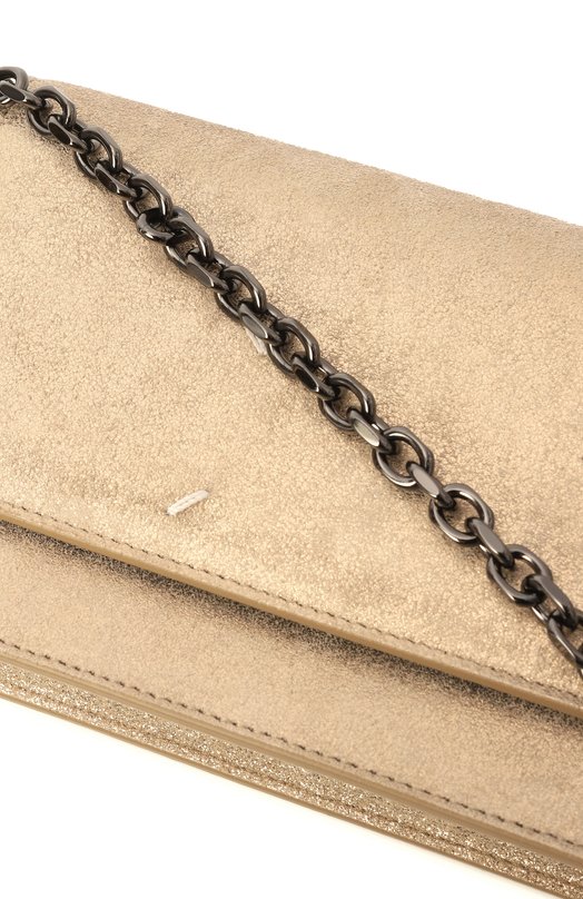 Кожаный клатч Maison Margiela SA3UI0008/P7453 Золотой  SA3UI0008/P7453 Фото 6