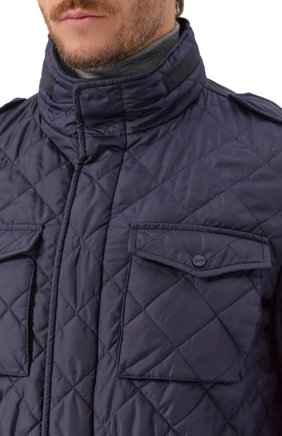 Утепленная куртка HERNO темно-синего цвета по цене 110500 руб., арт. FI000125U/12004Z, фото 5 Утепленная куртка HERNO, арт. FI000125U/12004Z, фото 5