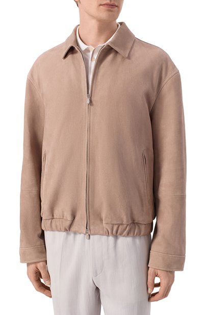 Замшевый бомбер BRUNELLO CUCINELLI, арт. MPCA02071, фото 3