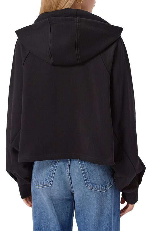 Хлопковое худи Pinko 105726/A2UR Чёрный  105726/A2UR Фото 4