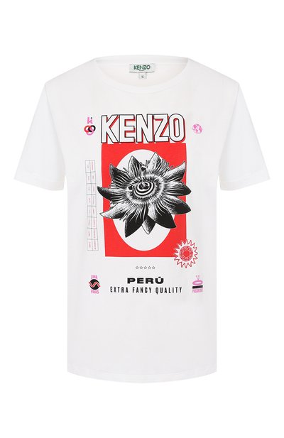 Женская хлопковая футболка KENZO, арт. F962TS804937