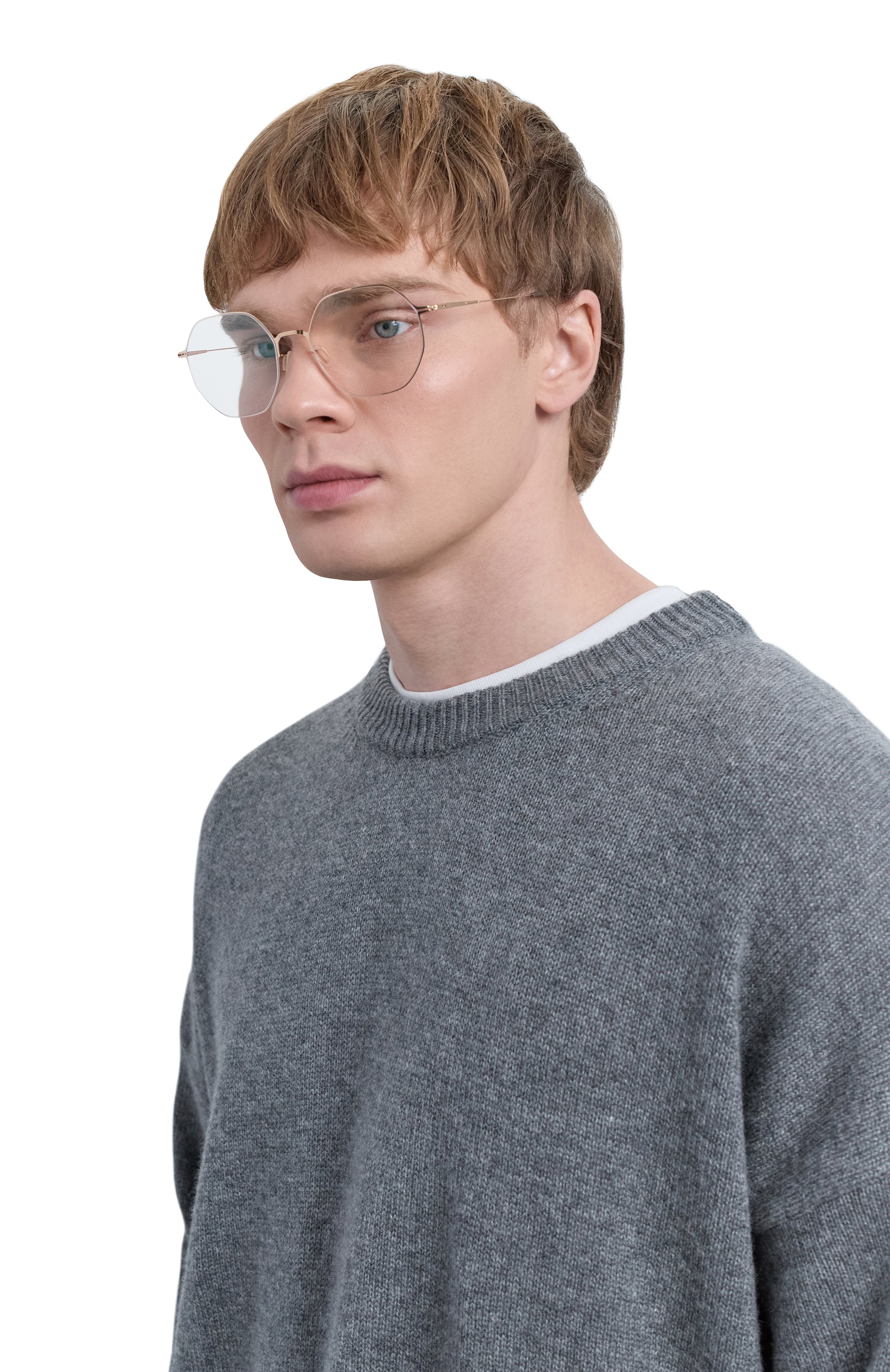 Оправа IC! BERLIN золотого цвета по цене 62500 руб., арт. IB-DUA R0SÉ-G0LD/WARM GREY, фото 2 Оправа IC! BERLIN, арт. IB-DUA R0SÉ-G0LD/WARM GREY, фото 2