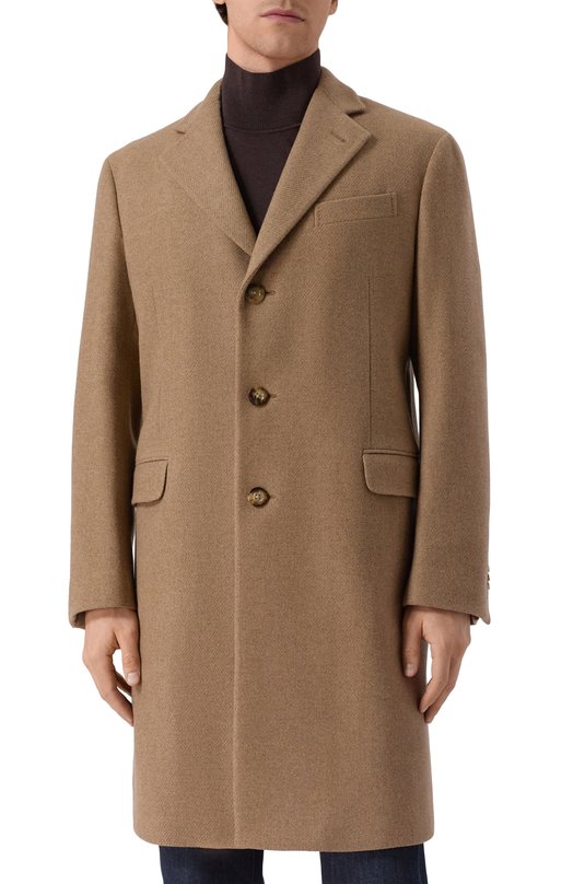 Шерстяное пальто Boglioli C54014/FB5712 Бежевый  C54014/FB5712 Фото 3