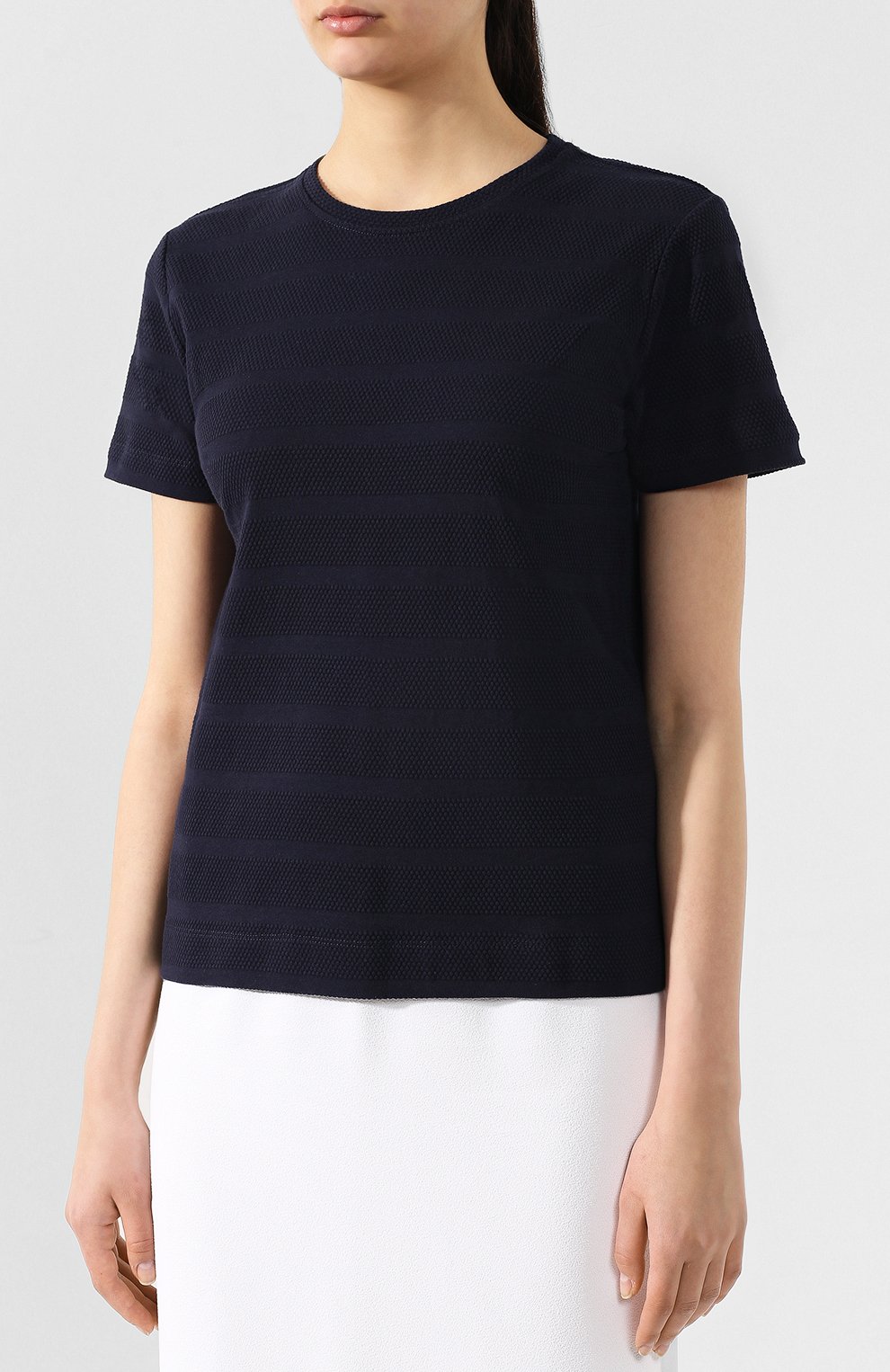 Хлопковая футболка BY MALENE BIRGER, арт. Q66636001/TSH5006S91, фото 3