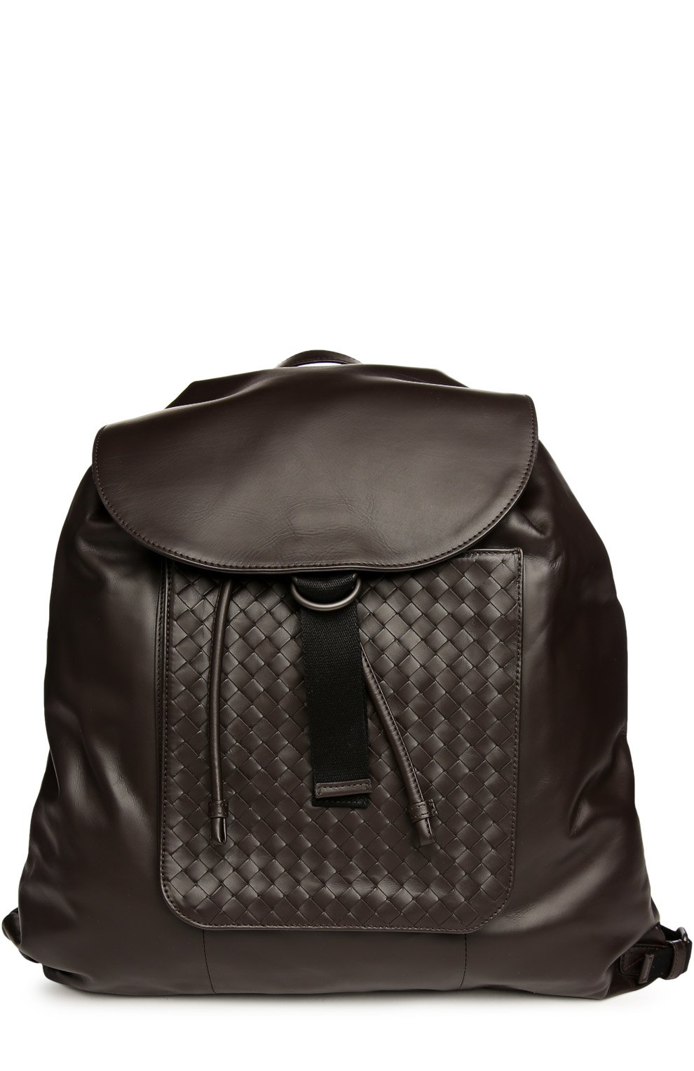 Кожаный рюкзак с клапаном и внешним карманом BOTTEGA VENETA, арт. 361014/VQ121, фото 1