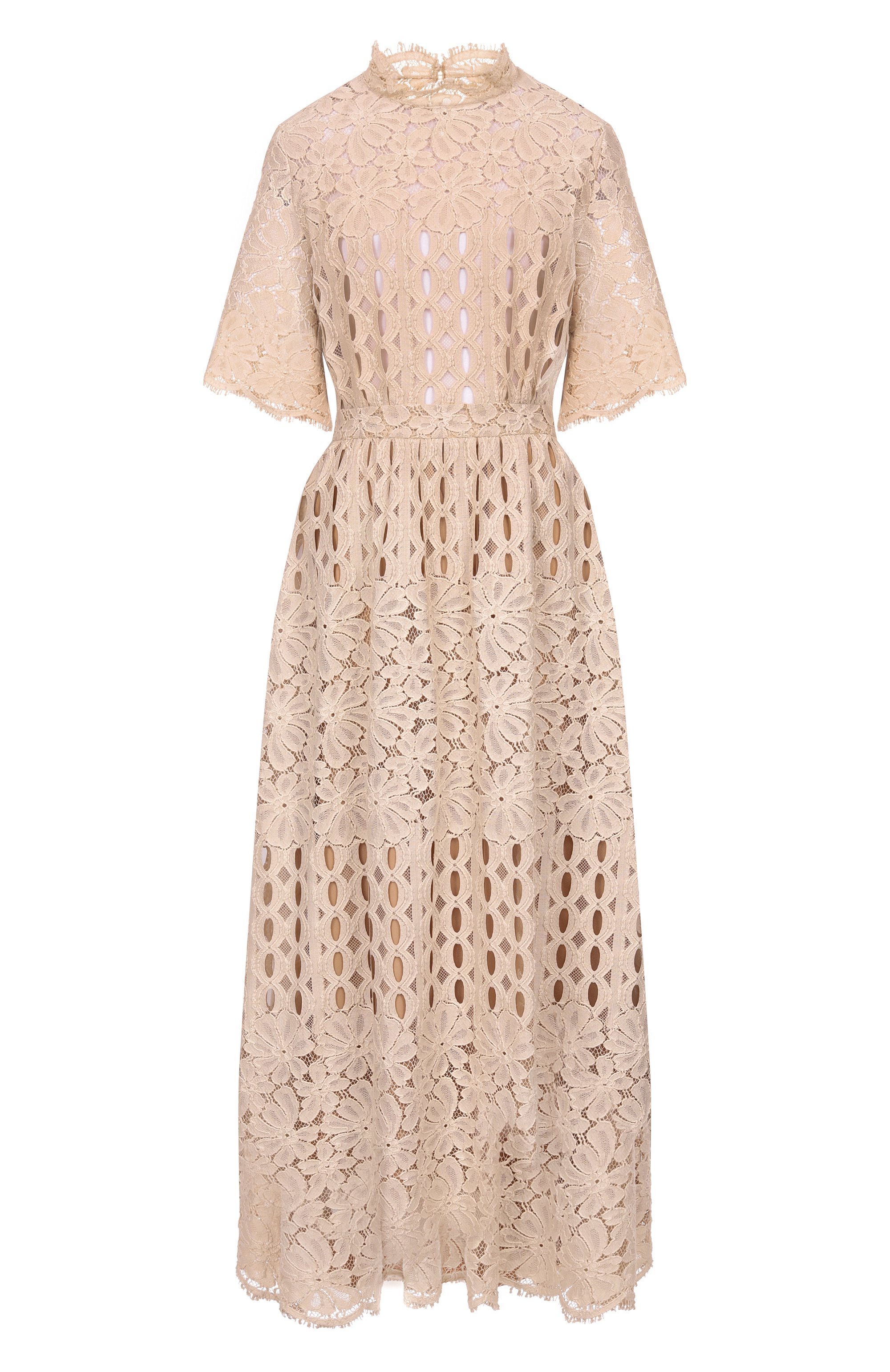 Хлопковое платье ZUHAIR MURAD, арт. RDR25331/LAC0003, фото 1