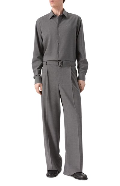 Шерстяные брюки EMPORIO ARMANI, арт. EM004768/TE19332, фото 2