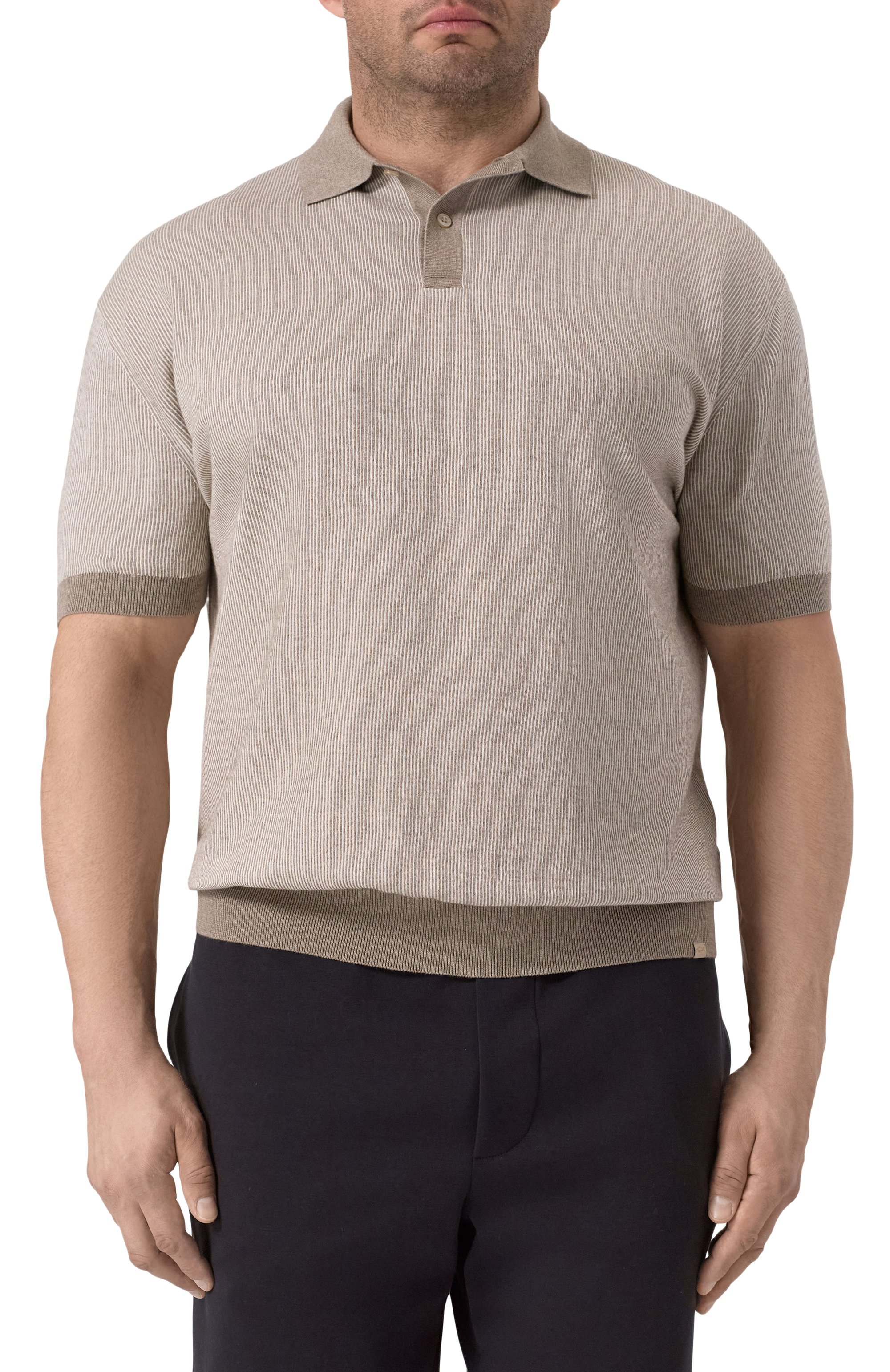 Поло из хлопка и кашемира PAUL&SHARK, арт. 25411604/3XL, фото 3