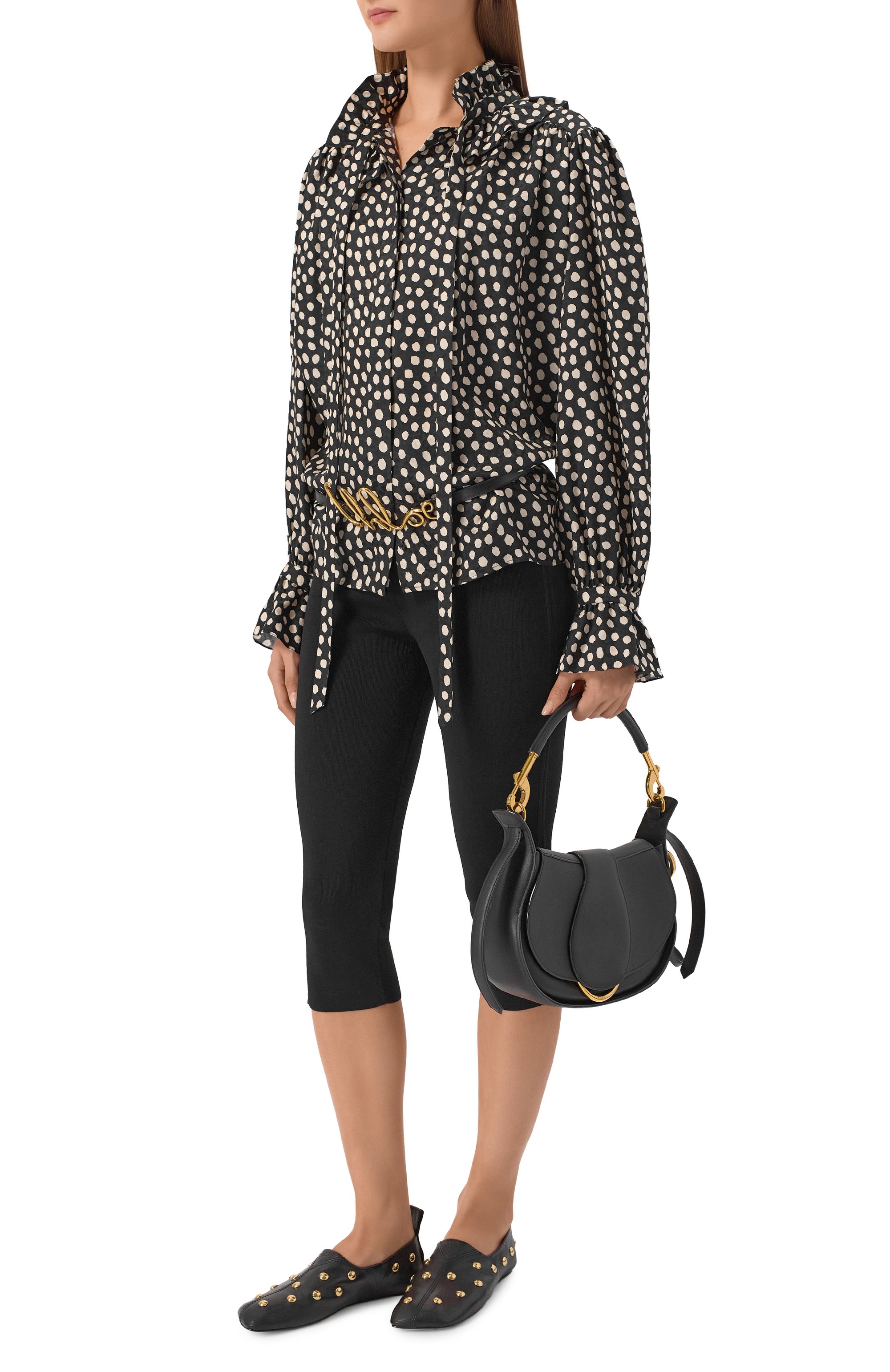 Кожаные балетки rita CHLOÉ, арт. CH26S16TUR, фото 3