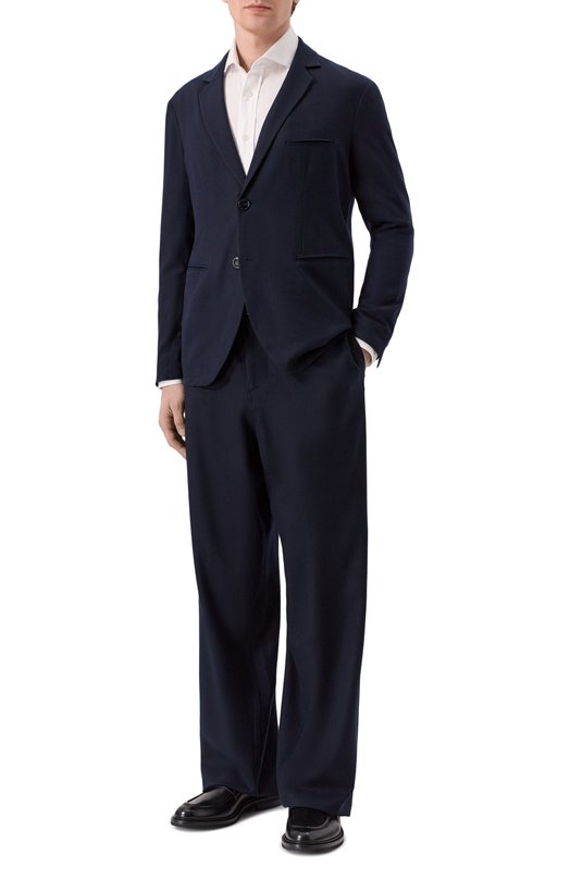 Шерстяной пиджак Giorgio Armani GM003230/TE13592 Синий  GM003230/TE13592 Фото 2