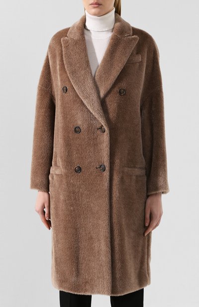 Шерстяное пальто BRUNELLO CUCINELLI, арт. MB5319403, фото 3