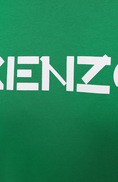 Хлопковый свитшот KENZO зеленого цвета по цене 29050 руб., арт. FA62SW8214MD, фото 5 Хлопковый свитшот KENZO, арт. FA62SW8214MD, фото 5