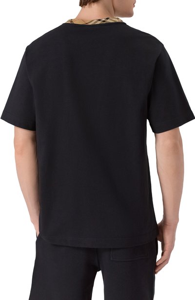 Хлопковая футболка BURBERRY, арт. 8110101, фото 4