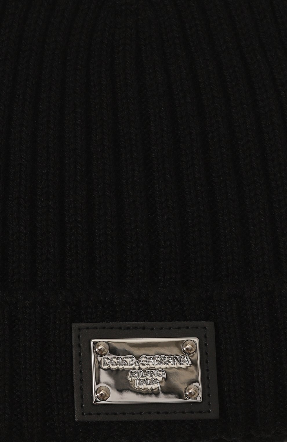 Шерстяная шапка DOLCE & GABBANA черного цвета по цене 19950 руб., арт. LBKH82/JCVD6, фото 3 Шерстяная шапка DOLCE & GABBANA, арт. LBKH82/JCVD6, фото 3