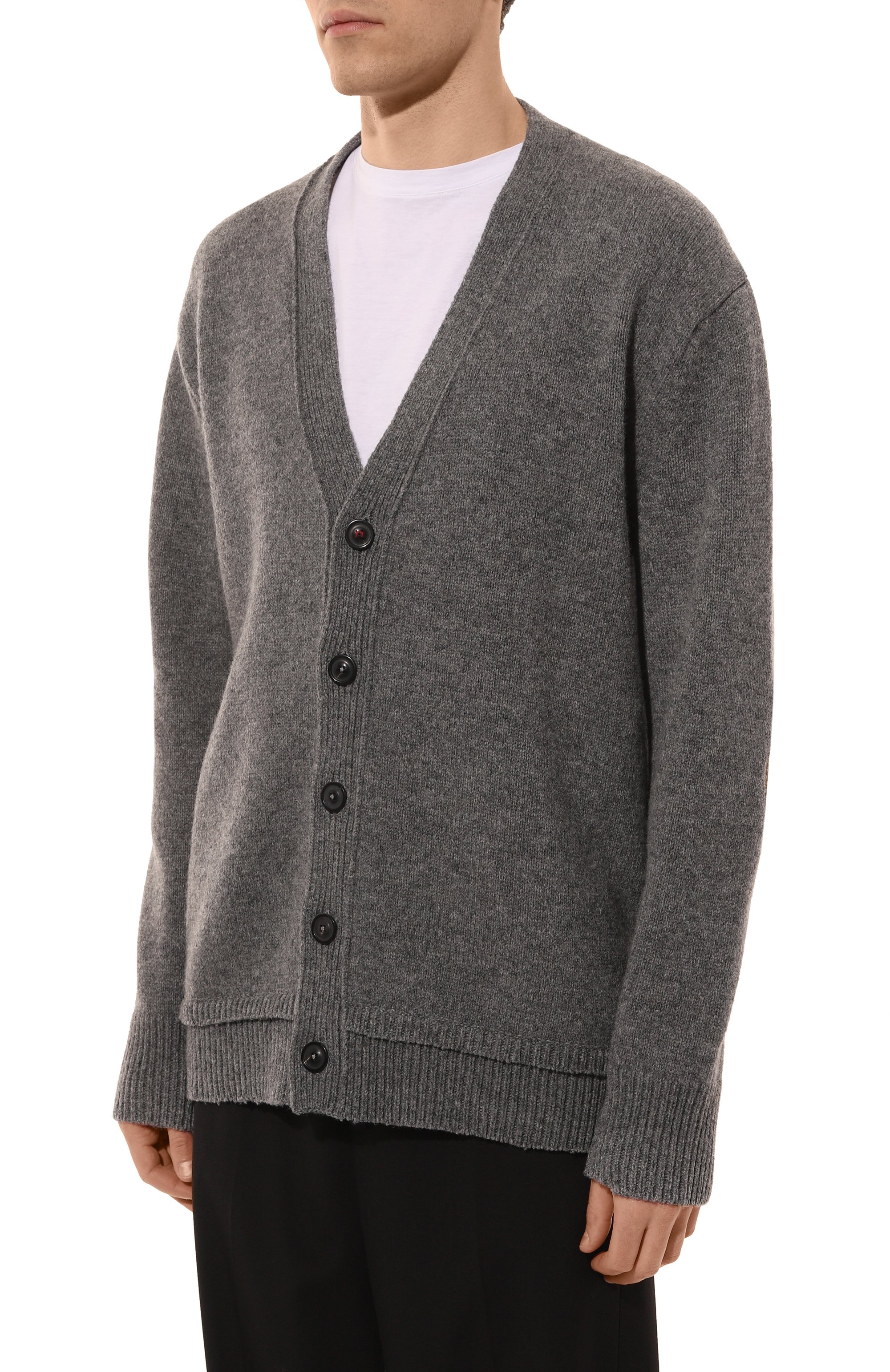 Кардиган и�з шерсти и льна MAISON MARGIELA, арт. SI1GP0003/S18064, фото 3