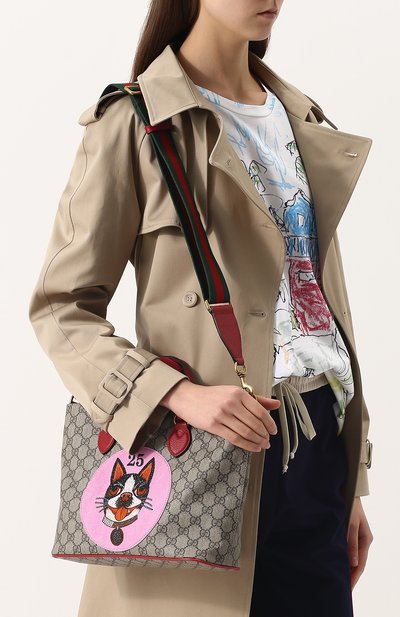 Сумка-тоут gg supreme bosco GUCCI, арт. 473887/9IKLT, фото 5