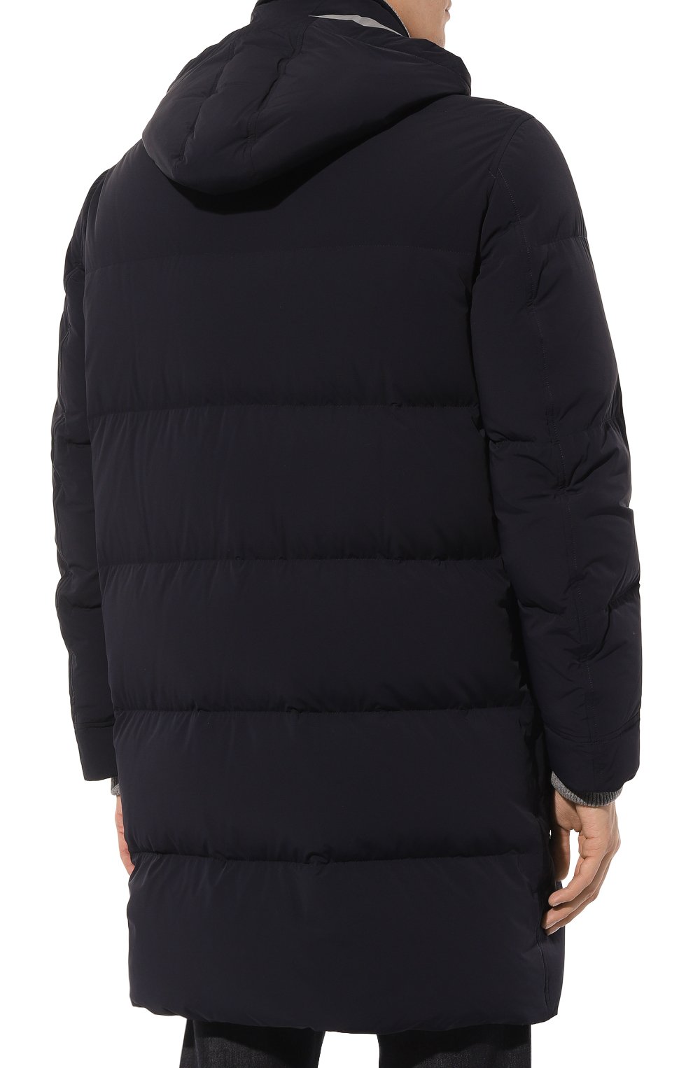 Пуховик BRUNELLO CUCINELLI темно-синего цвета по цене 543000 руб., арт. MM4031827, фото 4 Пуховик BRUNELLO CUCINELLI, арт. MM4031827, фото 4