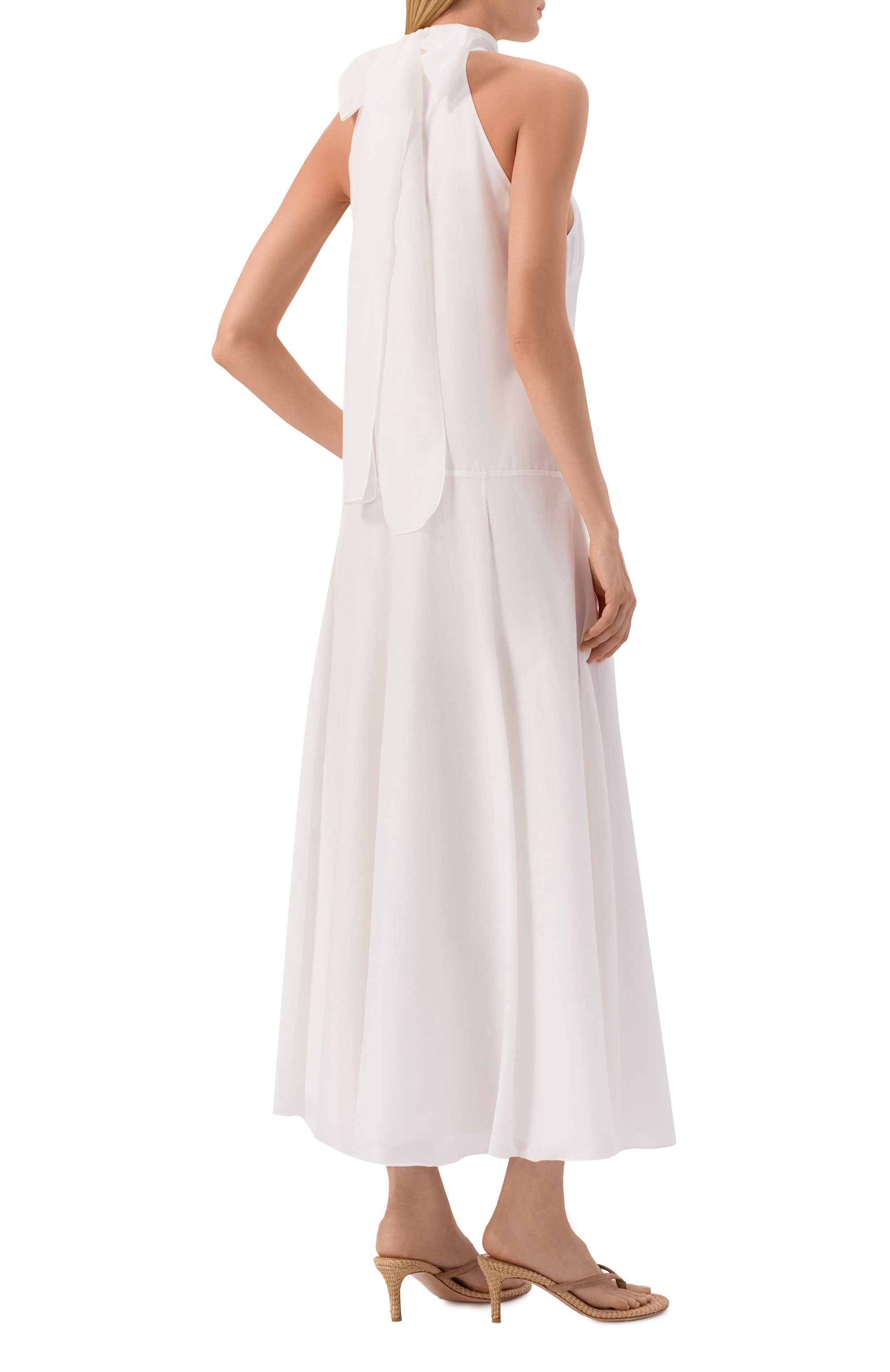 Платье из хлопка и шелка 12 STOREEZ, арт. 137566, фото 3