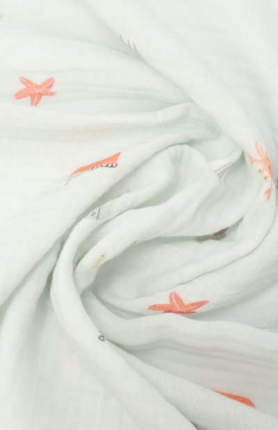 Комплект из двух пеленок BUBA KIDS разноцветного цвета по цене 2650 руб., арт. BKMUSSW16, фото 4 Комплект из двух пеленок BUBA KIDS, арт. BKMUSSW16, фото 4