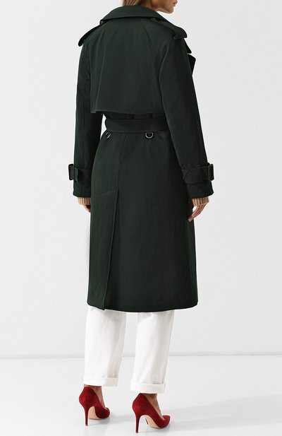 Двубортное шерстяное пальто с поясом BURBERRY, арт. 8003620, фото 4