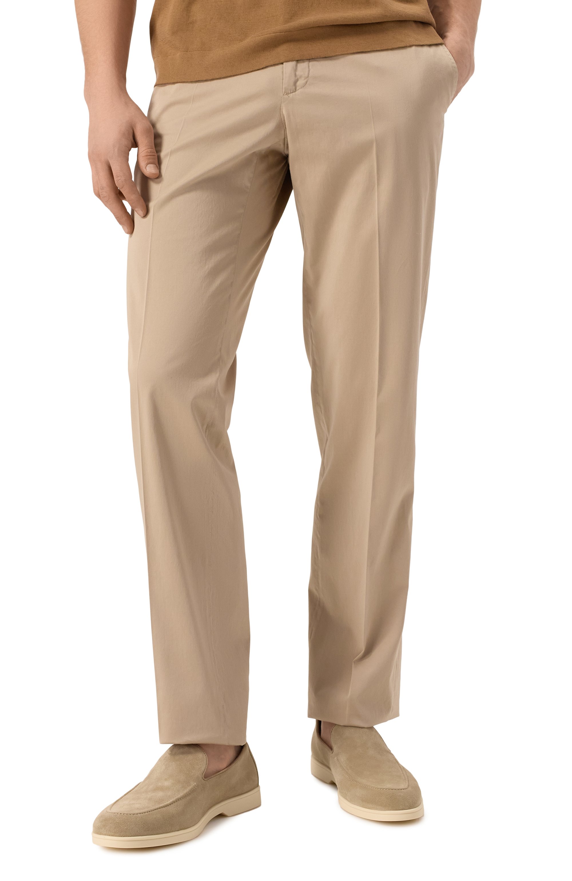 Замшевые лоферы DOUCAL'S бежевого цвета по цене 48050 руб., арт. DU3413NWMAUY009G, фото 3 Замшевые лоферы DOUCAL'S, арт. DU3413NWMAUY009G, фото 3