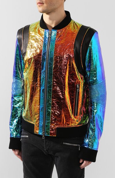 Кожаный бомбер BALMAIN, арт. TH08680/Z361, фото 3