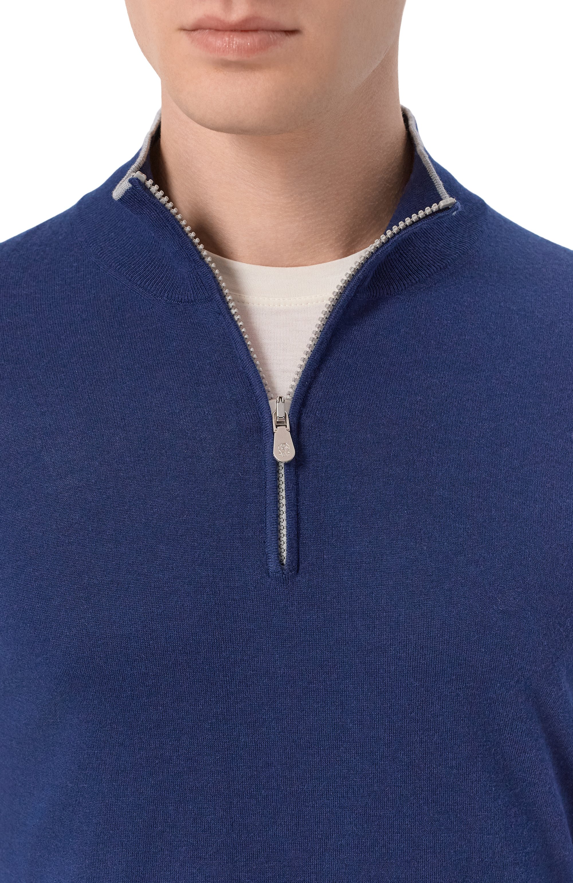 Джемпер из хлопка и кашемира BRUNELLO CUCINELLI, арт. MIS806004, фото 5