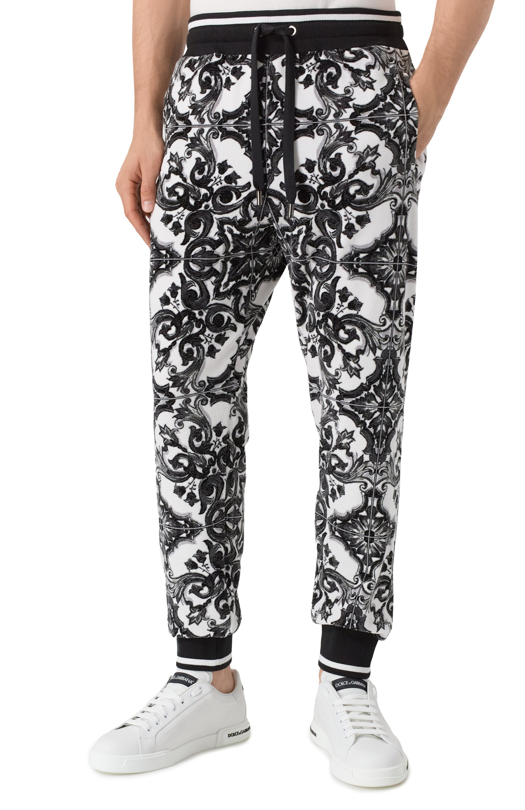 Хлопковые джоггеры DOLCE & GABBANA, арт. GV2VHT/HJMP9, фото 3