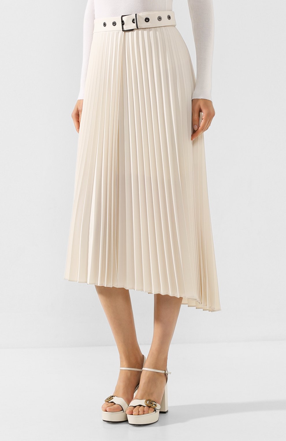 Плиссированная юбка BRUNELLO CUCINELLI, арт. MA129G2854, фото 3