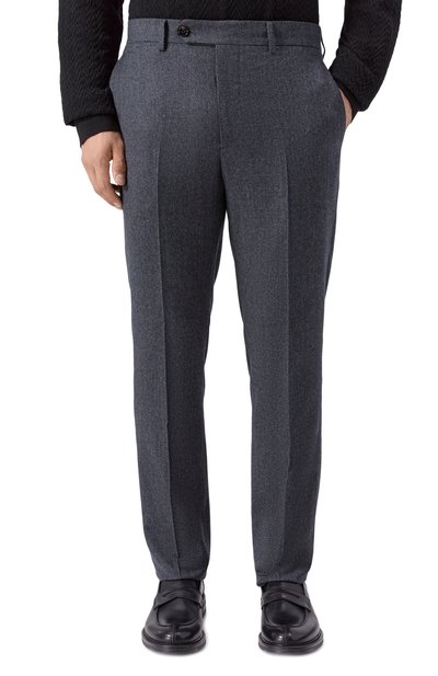 Шерстяные брюки BERWICH темно-серого цвета по цене 39400 руб., арт. VULCAN0 195/RD5470, фото 3 Шерстяные брюки BERWICH, арт. VULCAN0 195/RD5470, фото 3
